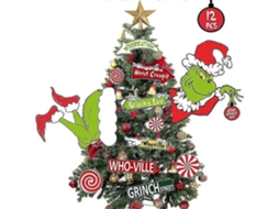 12 Pçs/set Grandes Enfeites Grinch Enfeites Enfeites Inserir Presente Criativo Para Festa De Natal Olysi Shop