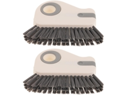 Escova Para Ranhuras De Janelas E Peitoris Supvox 2 Peças Com Design Ergonômico, Feita De Plástico Resistente E Com