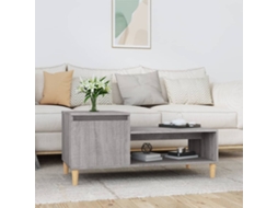 Vidaxl Mesa De Centro 100x50x45 Cm Derivados Madeira Cinzento Sonoma