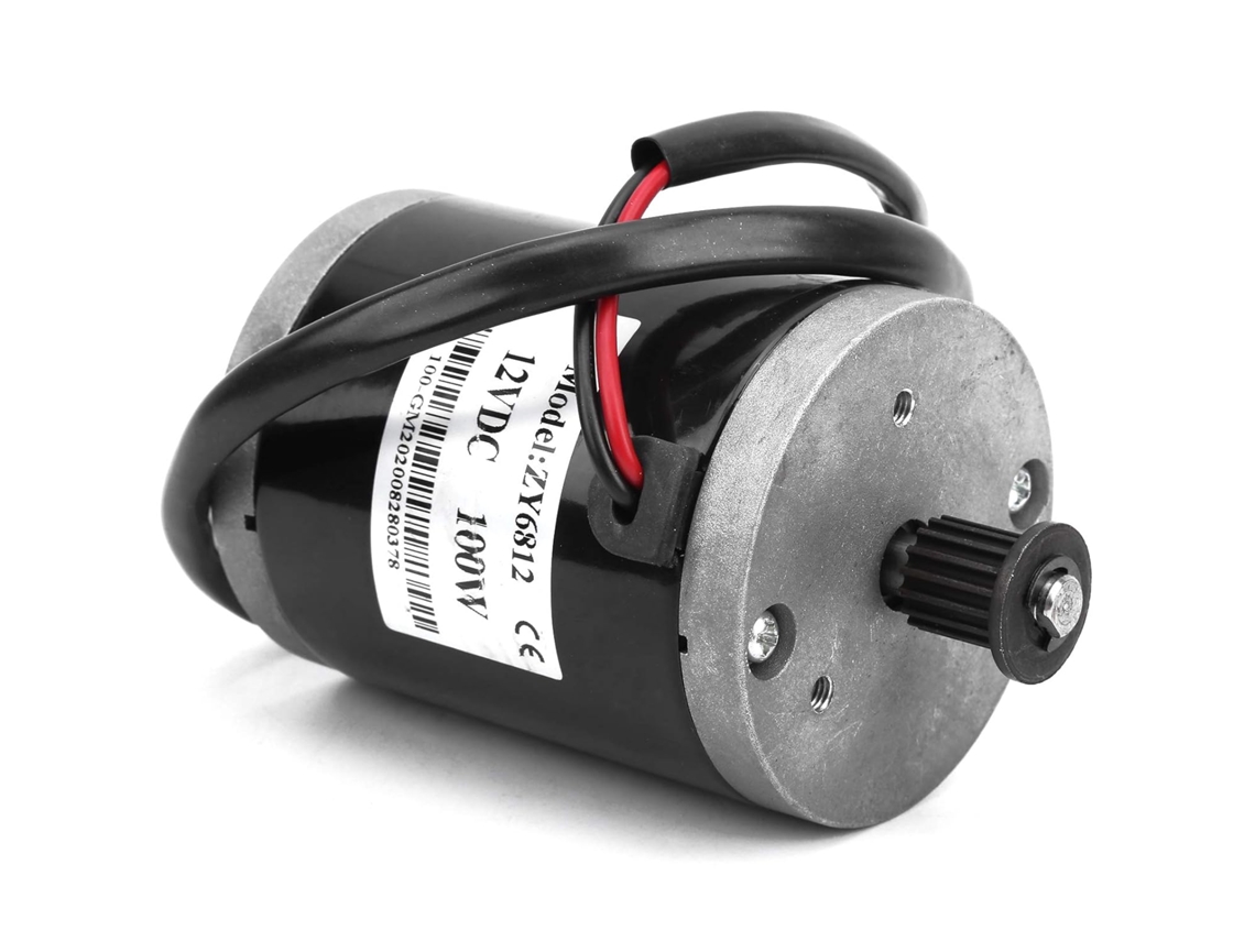 Motor Elétrico De Alta Velocidade 12v 100w Com Escovas E Polia