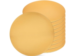 Bandejas De Papelão Ondulado Dourado Para Bolo, 10 Unidades, 25cm 10 Polegadas