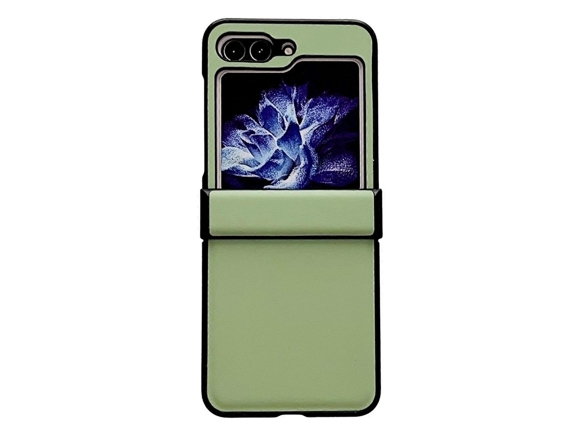 Capa De Celular À Prova De Choque Com Dobradiça De Cor Pura Para Samsung Galaxy Z Flip5