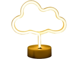 Luminária De Cabeceira Kombuida Usb Em Formato Nuvem Com Sensor
