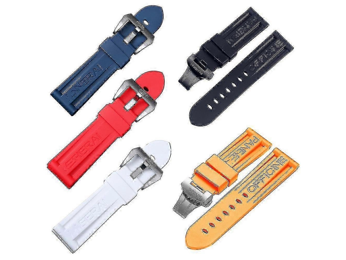 Pulseira De Relógio Panerai De Substituição De Borracha De Silicone Com Ferramentas Para Pulseira Olysi Shop