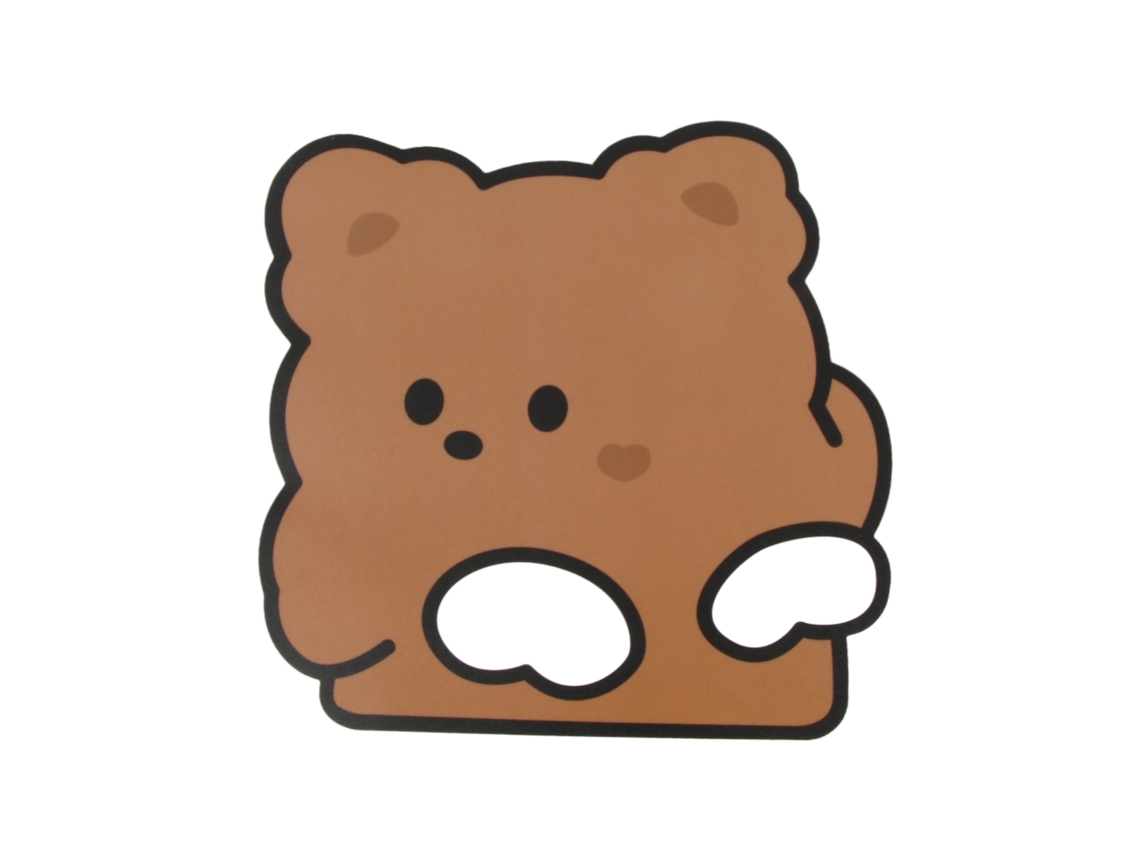 Aetheria mouse Pad de Desenho Animado Fofo Animal Ursinho com Asas Anti derrapante para Escola e Escritório
