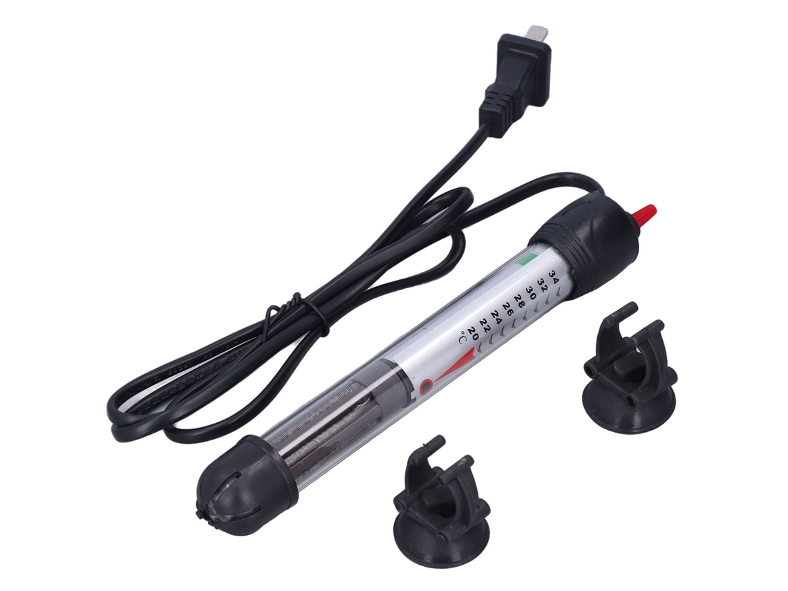 Aquecedor de Aquário 50W com Haste S/MARCA