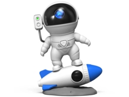 Astronauta Estrela Galáxia Projetor Luz Projetor Estrela Para Quarto Projetor Planetário 360 Ajustável Branco Yizhood