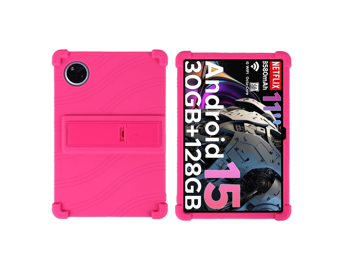 Capa Para Tablet Lurelia, Compatível Com Doogee Tab A9/a9pro De 11". Vermelha, Rosa, Silicone