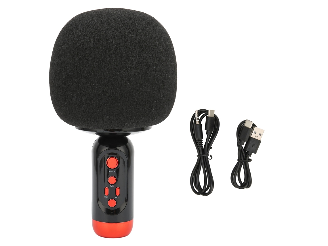 Microfone Sem Fio Bluetooth Infantil LAXISCREED com Luz Led
