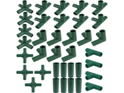 Conectores Para Estrutura De Estufa Tubos 16 Mm, Kit Jardim Plástico