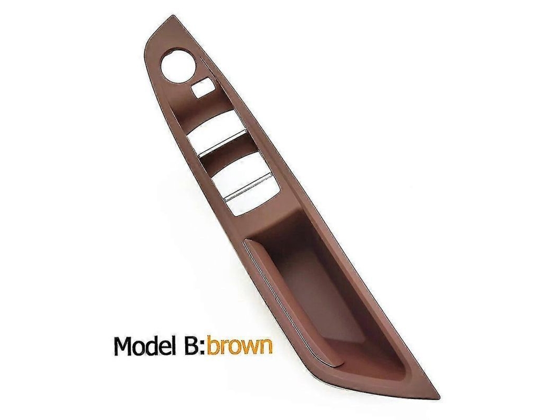 Capa De Painel Interno Com Braçadeira Para Porta Bmw Série 5 F10 F11 F18 Rhd Bege Cinza Marrom Modelo B Brown