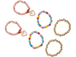 Conjunto De 4 Pingentes Portáteis Para Pulseiras Relógio, Anéis
