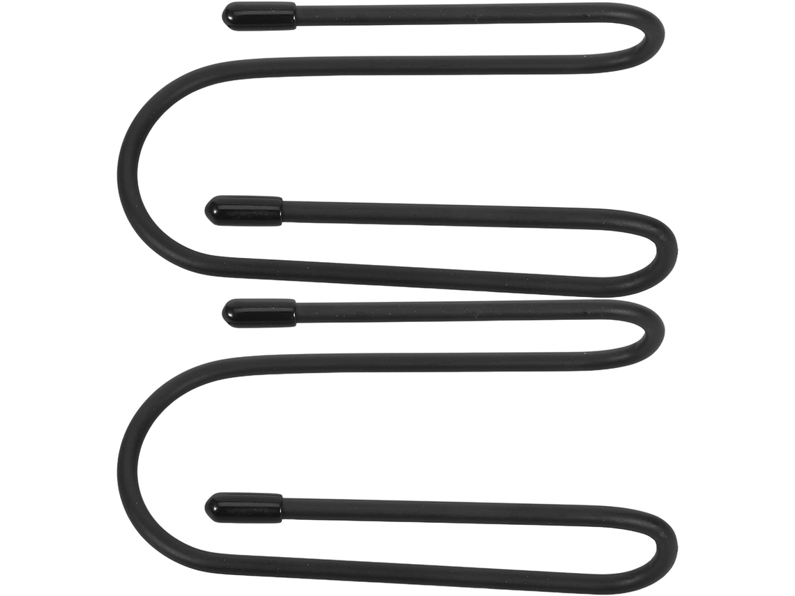 Conjunto Topbathy Com 2 Suportes De Parede Reforçados Em Ferro Fundido Para Capacetes, Ganchos Multiuso Pretos Para