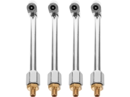 Conjunto De 4 Adaptadores De Bico Para Bomba De Ar Com Conector Múltiplo Para Veículos.