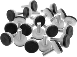 Artibetter 30 Peças M10 Niveladores De Móveis Ajustáveis E Resistentes, Extensores De Pernas Mesa, Pés Niveladores Para