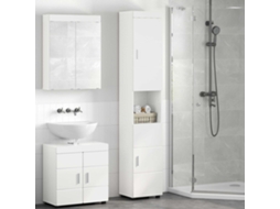 Vidaxl Conjunto De Armários Para Banheiro Tulum Branco Brilhante