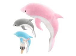 Lurelia De Golfinho Fofo, 70 Cm Em Peluche Animal, Para Coleção