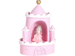 Luminária Noturna De Resina Em Formato Castelo Rosa Da Ipetboom