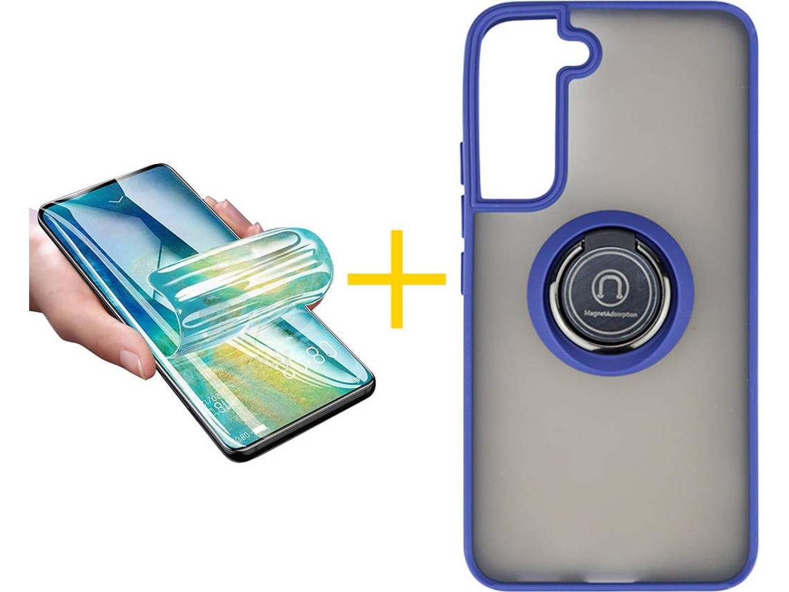 Capa + Película para Samsung Galaxy S22 Plus 5G ACCETEL Azul