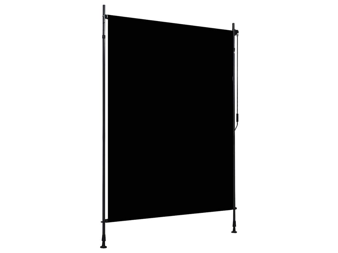 Vidaxl Estore De Rolo Para Exterior 150x270 Cm Antracite