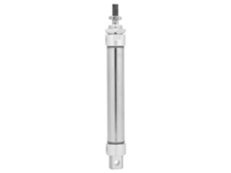 Mini Cilindro De Ar Ma25 De Aço Inoxidável Redondo Bimotor Pneumático 25mm X 200