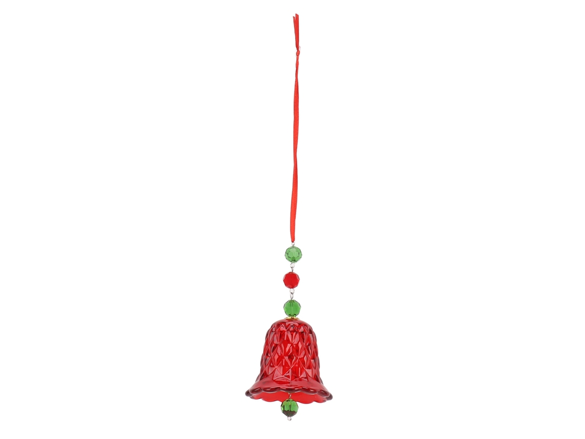 Hanging Wind Chime Exquisite Geometric Polished Surfaces Glass Wind Bells For Christmas Gift Decoration Red LAXISCREED