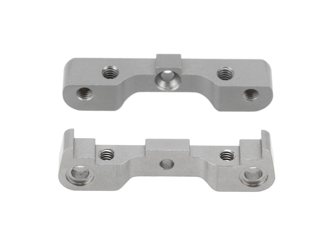 Bloco Fixador De Braço Inferior Dianteiro De Alumínio 2pcs Para Carro Rc Zd Racing 08421 08423 08425 08427 08428 Mt8 1/8