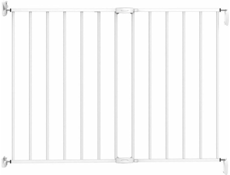 Porta de Segurança Extensível NOMA Metal Branca (62-106 cm)