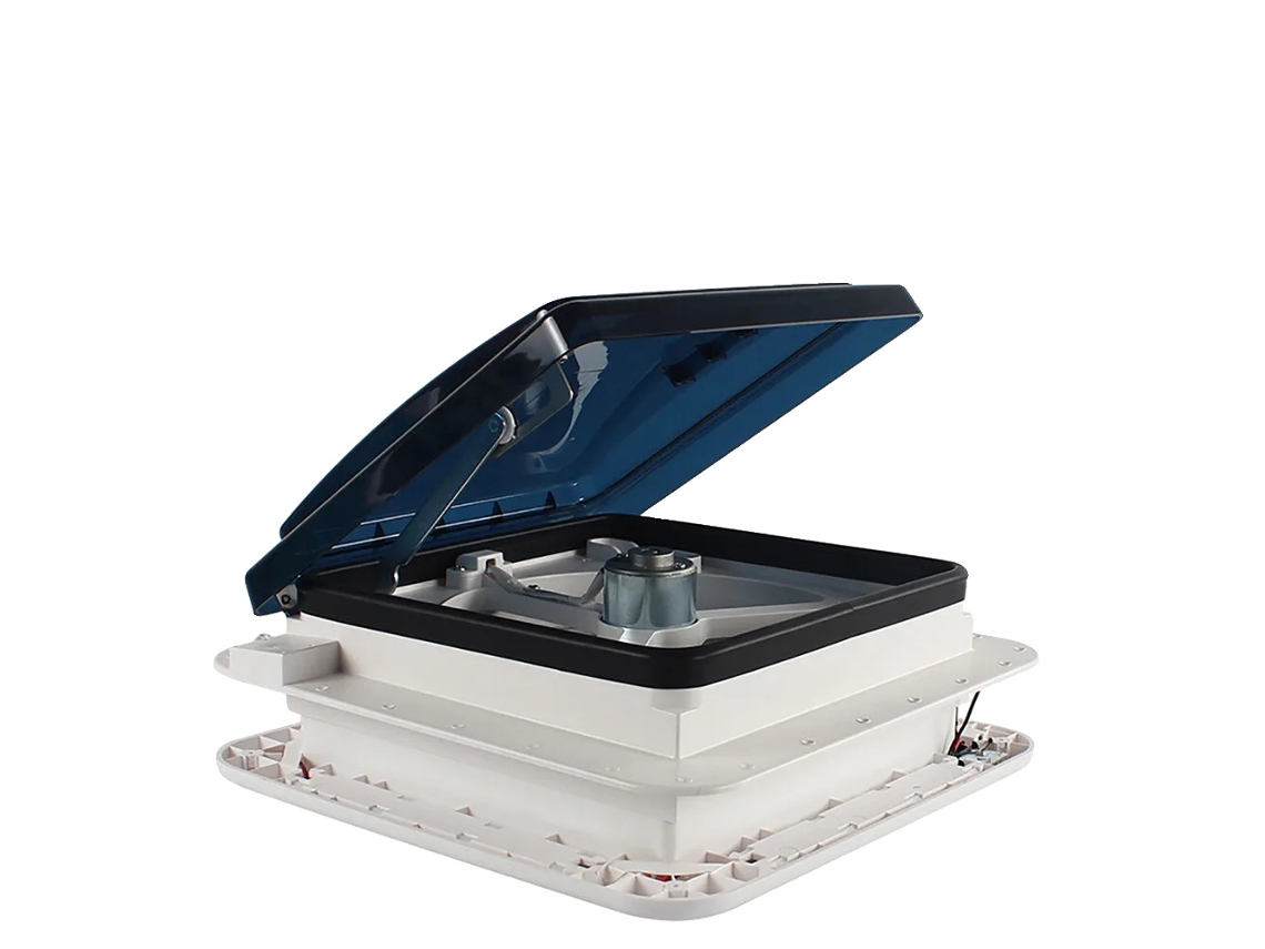 Ventilador De Teto Para Rv, Luz Led, Controle Manual, Branco