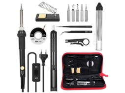 Kit de Solda 14 em 1 Meterk 60W com Acessórios