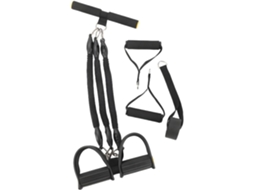 Faixa de Resistência AQUAFORGE com Pedal multiuso para Ioga, Pilates, Alongamento e Abdominais