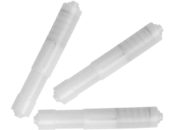 Suportes Telescópicos Para Papel Higiênico Nolitoy Em Plástico Branco, Conjunto De 3 Peças, Design Simples E