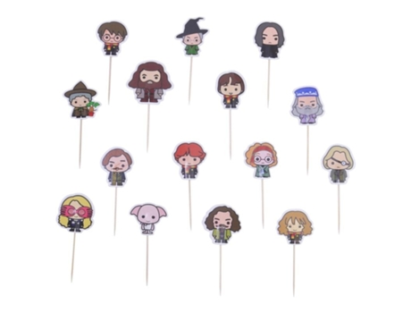 Pack De 15 Decorações Para Cupcakes Com Personagens De Harry Potter Pme Cake