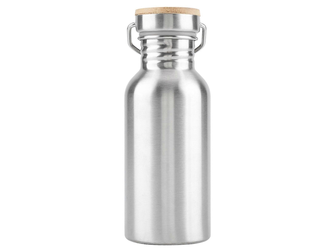 Garrafa De Água Portátil Para Uso Externo De 500ml Com Copo De Viagem Em Aço Inoxidável