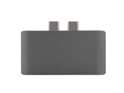 Conversor (saída De Vídeo Hdmi Transferência De Dados Usb3.0) Conversor 3-em-1 Type-c Para Hdmi+usb3.0+pd (cinza)