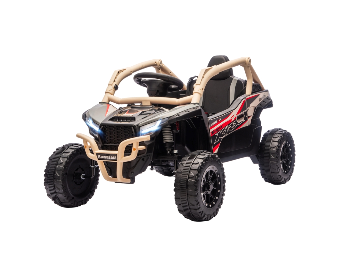 Veículo Elétrico Infantil 12v Off road, Controle Remoto, Luzes Led, Música, Buzina (3 8 Anos, Amarelo)