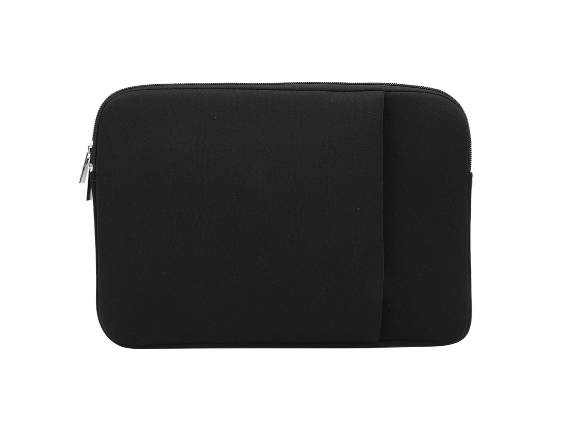 Bolsa Para Laptop 11 Polegadas, Forrada De Fleece, À Prova De Choques, Preta.