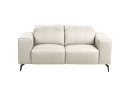 Sofá De 2 Lugares Beliani Ommel De Tecido Creme Claro 172x102x105