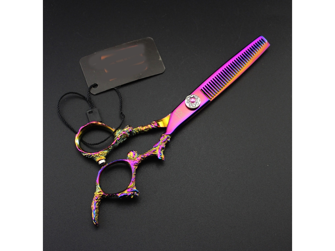 Tesoura De Corte De Cabelo Extremamente Afia Para Barbeiros E Cabeleireiros. (modelo 1) Brilvibera (6 Polegadas)