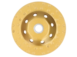 Disco De Esmerilado De Diamante Taza Rueda Doble Fila Disco De Corte 125mm Lija Pulidora