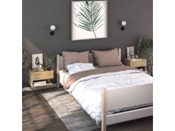 Vidaxl Mesas De Cabeceira Montagem Na Parede 2 Pcs Carvalho Sonoma