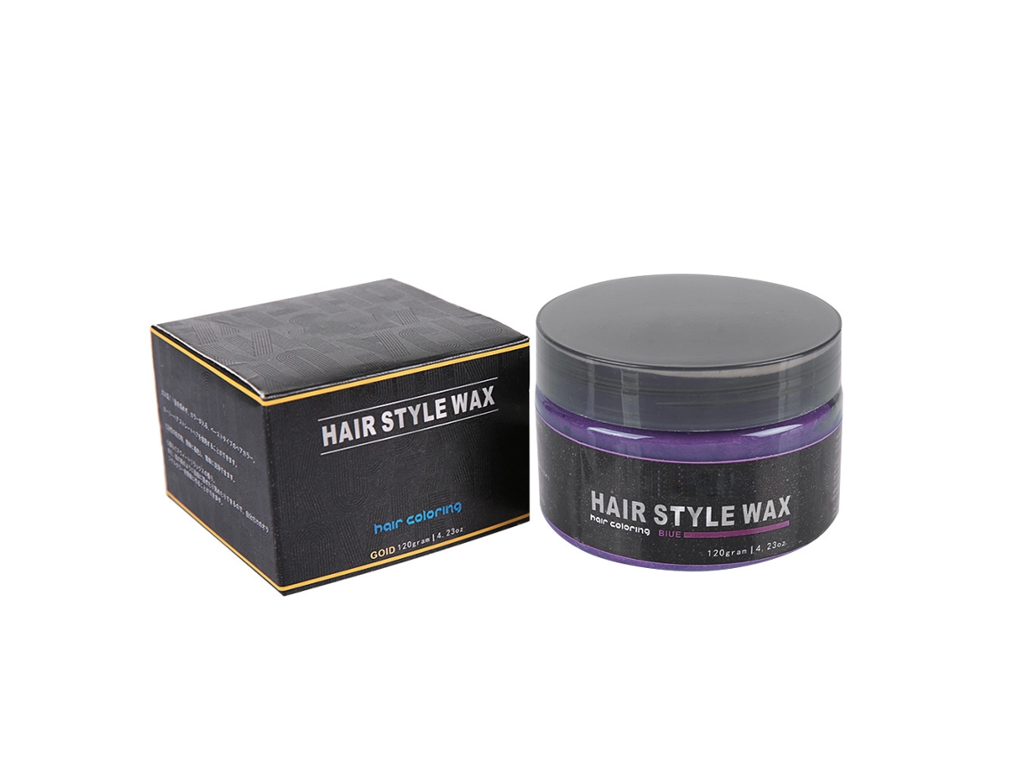 2026 cera para Cabelo para Modelagem e Coloração Descartável Cor Roxa 120g Pomada Estilo de Cabelo