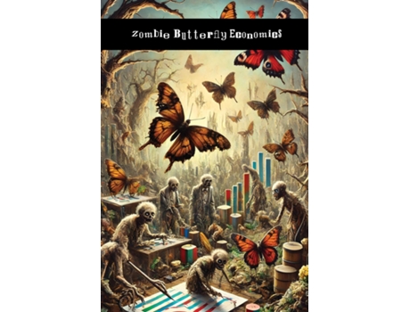 Livro Zombie Butterfly Economics The Definitive Shitshow de Lil BrainZ (Inglês)
