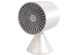 Ventilador Usb Mini Mudo Dormitório Estudante Ld Ventilador De Cabeça Balançando Desktop Ventilador Desktop Portátil Escritório Branco Lalamoli