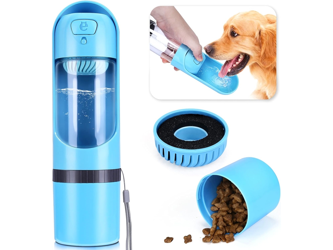 Garrafa de Água Portátil para Cães, 300ml, Ideal para Passeios com o Cachorro AQUAFORGE