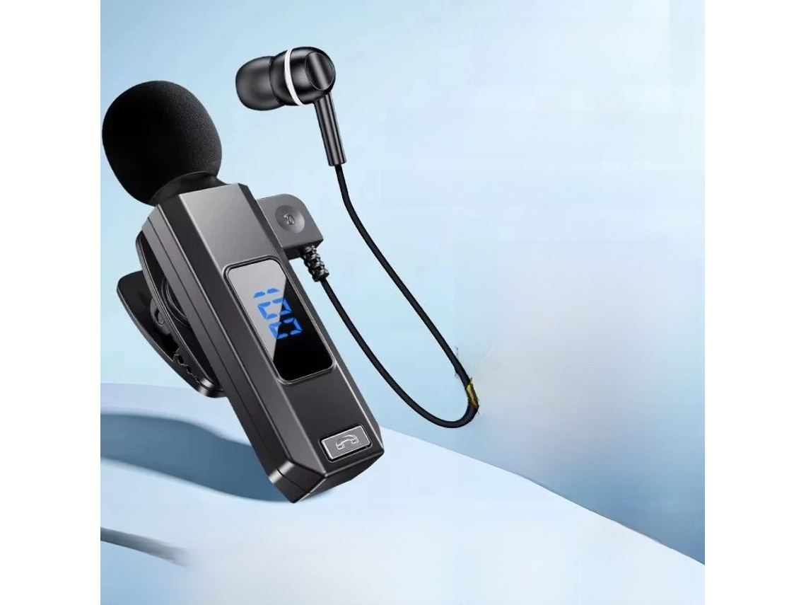 Fones de Ouvido Bluetooth 5.3 MDUG com cancelamento de ruído, microfone, luz LED, 50h de bateria e resistência à água