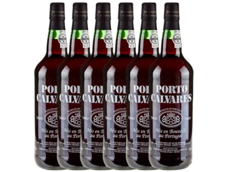 Bardinet Calvares Tawny Porto 1 L (Caixa de 6 unidades)