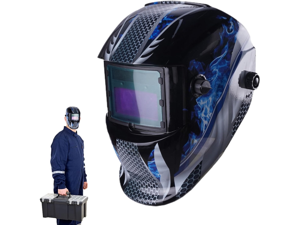 Capacete De Soldagem Com Escurecimento Automático - Máscara De Solda Com Escurecimento Automático