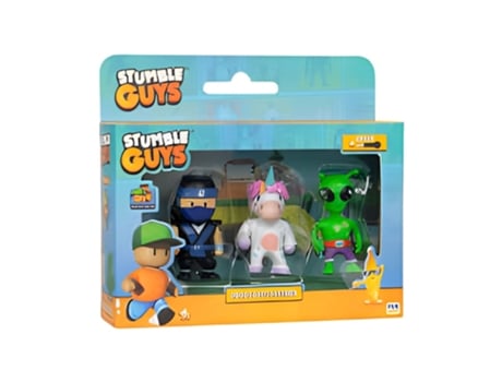 Conjunto 3 Figuras Stumble Guys PMI (pacote com 4)