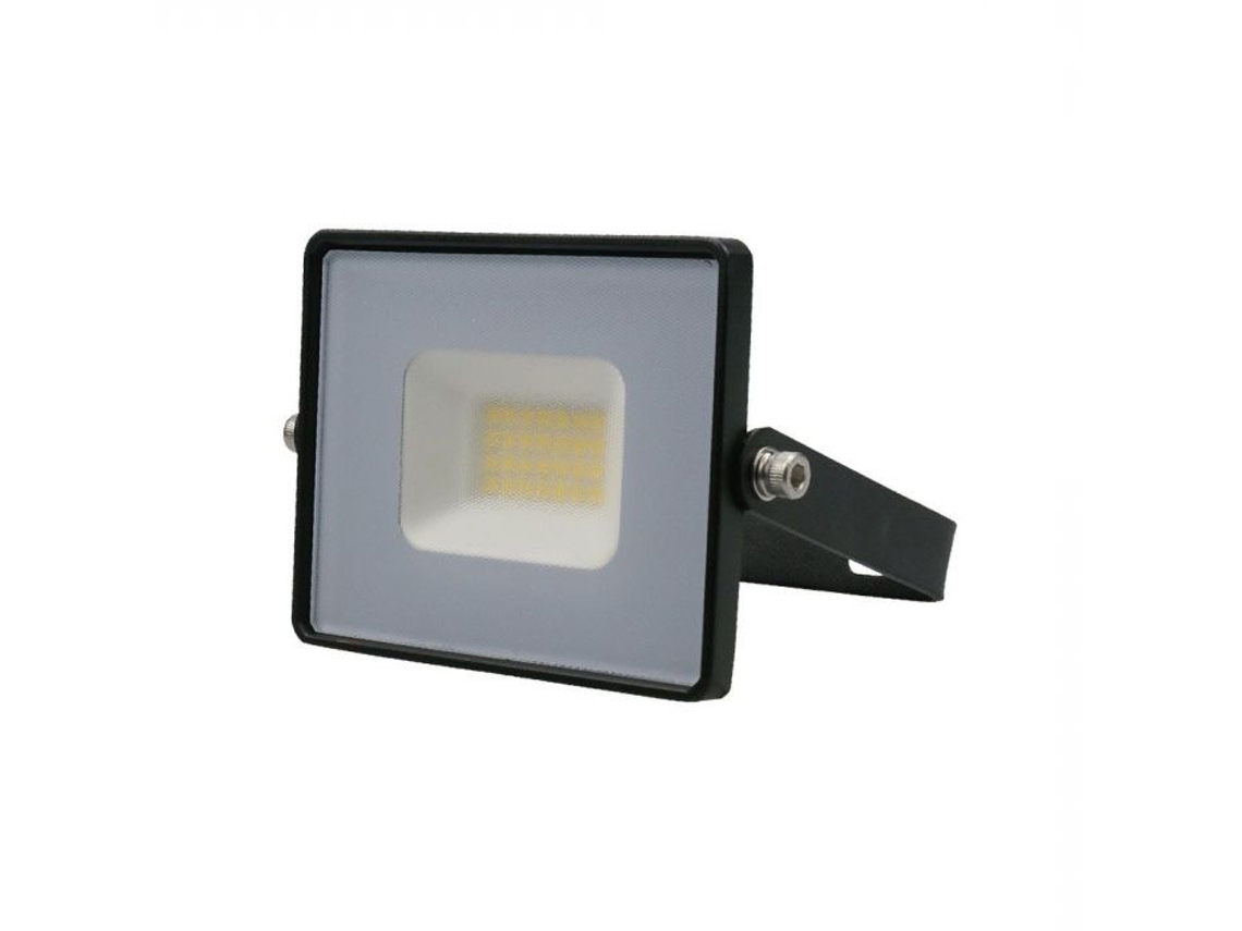 Projetor Led Smd 20w 4000k Corpo Corpo Preto/vidro Cinzento V Tac